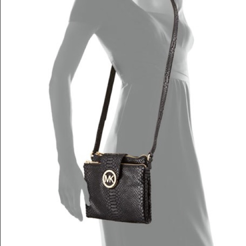 Michael Kors Large Fulton Python Crossbody Bag - image 2